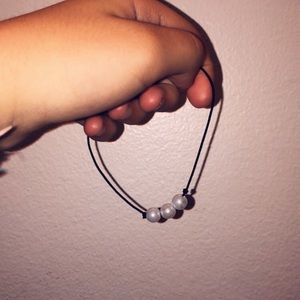 3 pear anklet/ bracelet
